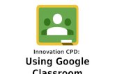 Google classroom optional cpd