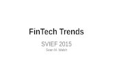 Global Trends In FinTech, focus on US and China