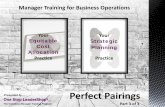 Perfect Pairings for Managers – Equitable Cost Allocation & Strategic Planning