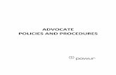 Powur pbc   advocate policies and procedures - version 1.1
