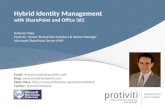 Hybrid Identity Management with SharePoint and Office 365 - Antonio Maio