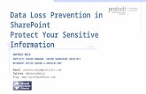 Data Loss Prevention in SharePoint - Protect your Sensitive Information