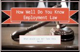 How well do you know employment law