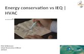 IEQ vs energy - it starts with the napkin | Healthy buildings 2012