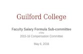 Faculty Salary Proposal