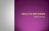Health records