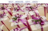 Best wedding gift ideas