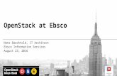OpenStack at EBSCO