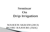 Drip irrigation waseem ppt