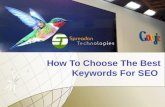 How To Choose The Best Keywords For SEO