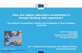 How are higher education institutions in Europe dealing with openness?