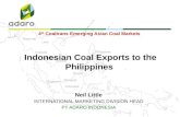 Indonesian Coal Exports to the Philippines