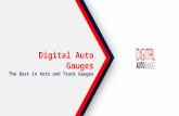 Digital Auto Gauges for Chevy, Dodge, Ford, Freightliner, GMC, Hino, International, Izuzu, Kenworth.