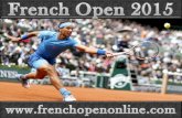 Watch French Open 2015 Sharapova vs Stosur Live Streaming