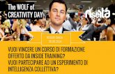 The Wolf of Creativity Day - Nserta a Reggio Emilia