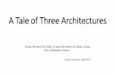 A Tale of Three Architectures