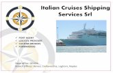 Italian Cruise Shipping Services presentation