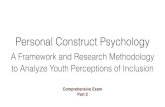 Personal construct psychology  a framework and research methodology to analyze youth perceptions of inclusion
