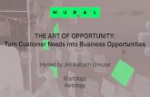 Turn customer needs into business opportunities