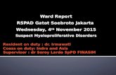 Case report myelofibrosis
