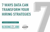 7 Ways Data and HR Metrics Can Transform Your Hiring
