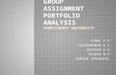 portfolio Analysis, Investment management