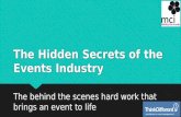 The hidden secrets of the events industry