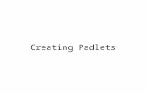 Creating padlets