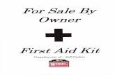 For Sale By Owner First Aid Kit