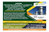 New Offer for Advance Diploma in Chemical Plant Processing Safety in India