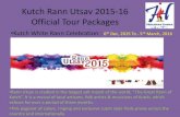 Kutch Rann Utsav 2015 16 Official Tour Packages.