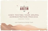 User Testing your Drupal Administration Process