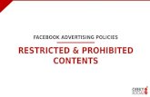 Contents that you should not promote on Facebook