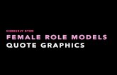 Female Role Models - Quote Graphics