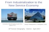 From Industrialization to the New Service Economy