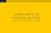 Marketing Newsletter - SS16