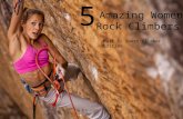 5 Amazing Women Rock Climbers