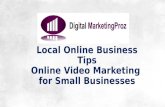 Video Marketing for Local Business