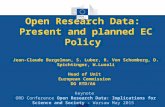 Jean claude burgelman implications of open data