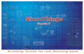 Microthings solution for level monitoring system
