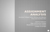 Owl lesson 1  assignment analysis