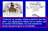 Be clothed with Humility