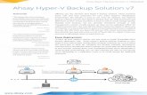 Ahsay Hyper-V Backup Solution v7