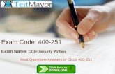Testmayor 400-251 Real Exam Questions Answers
