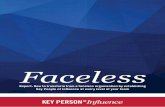Faceless Report - Developing Key People of Influence to enhance your brand.