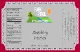 Park Ridge RV Campground-Strawberry Preserves
