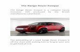 The Range Rover Evoque