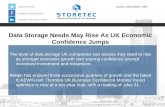 Data Storage Needs May Rise As UK Economic Confidence Jumps