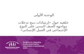 MODULE 1: Background to the GBV Guidelines - Arabic
