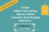 24 epic online advertising tips for global container & packaging industries